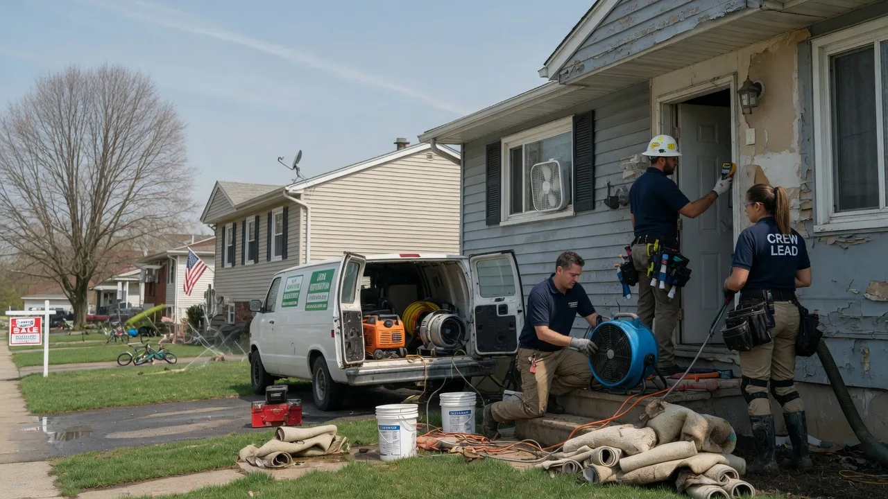 Flood Cleanup in Green Valley, IL near me